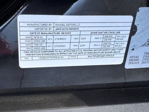 Certified 2023 Chevrolet Tahoe LT w/ Max Trailering Package AWD/4WD image 11