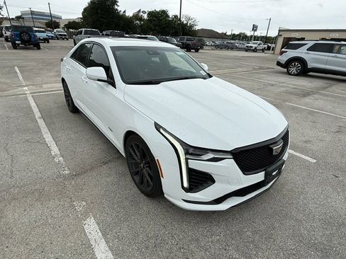 Used 2021 Cadillac CT4 V w/ Technology Package AWD/4WD image 3