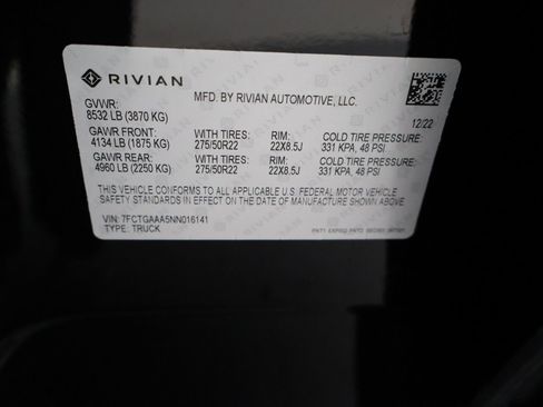 Used 2022 Rivian R1T Adventure image 34
