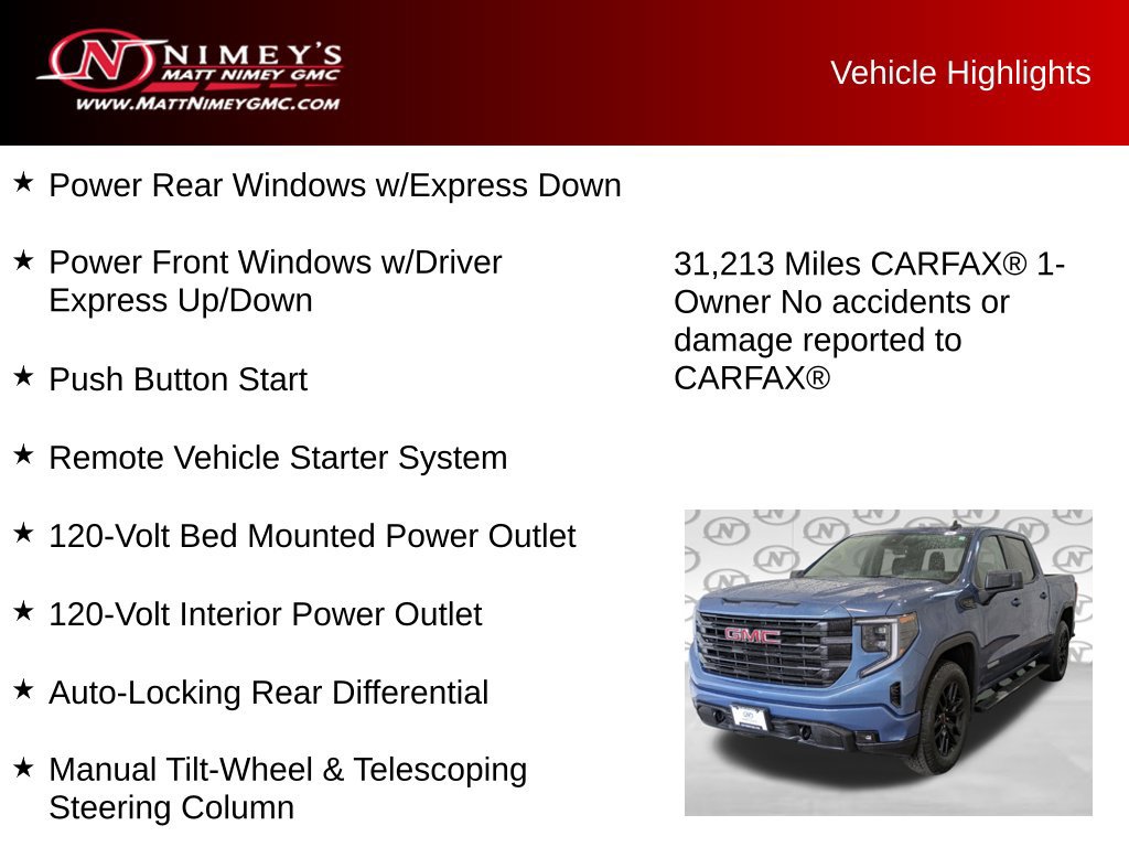 Used 2024 GMC Sierra 1500 Elevation w/ X31 Off-Road Package AWD/4WD image 16
