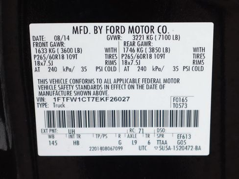 Used 2014 Ford F150 Lariat w/ Equipment Group 502A Luxury RWD image 49