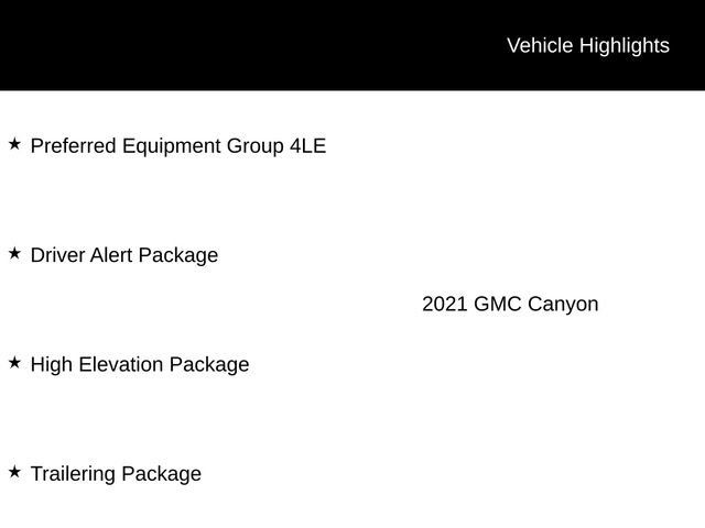 Used 2021 GMC Canyon Elevation w/ High Elevation Package AWD/4WD image 12