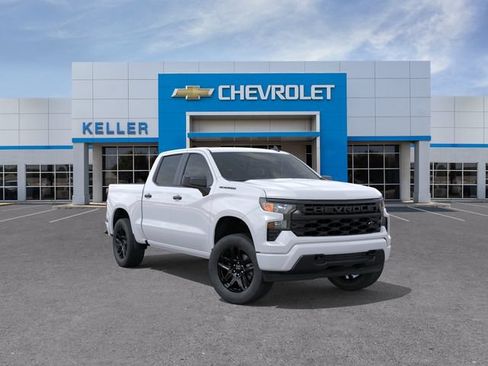 New 2026 Chevrolet Silverado 1500 Custom w/ LPO, Dark Essentials Package AWD/4WD image 1