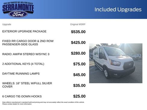 Used 2025 Ford Transit 250 Low Roof w/ Exterior Upgrade Package RWD image 20