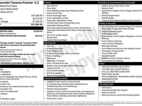 Certified 2023 Chevrolet Traverse Premier w/ Redline Edition image 3