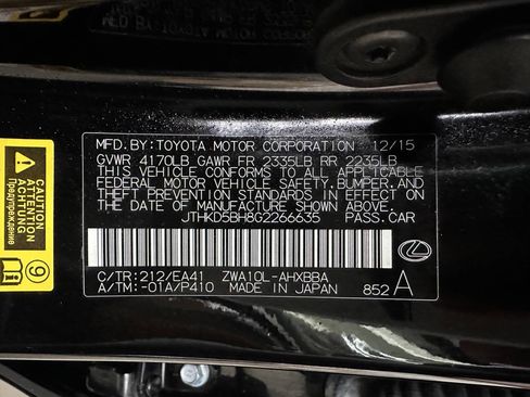 Used 2016 Lexus CT 200h image 30