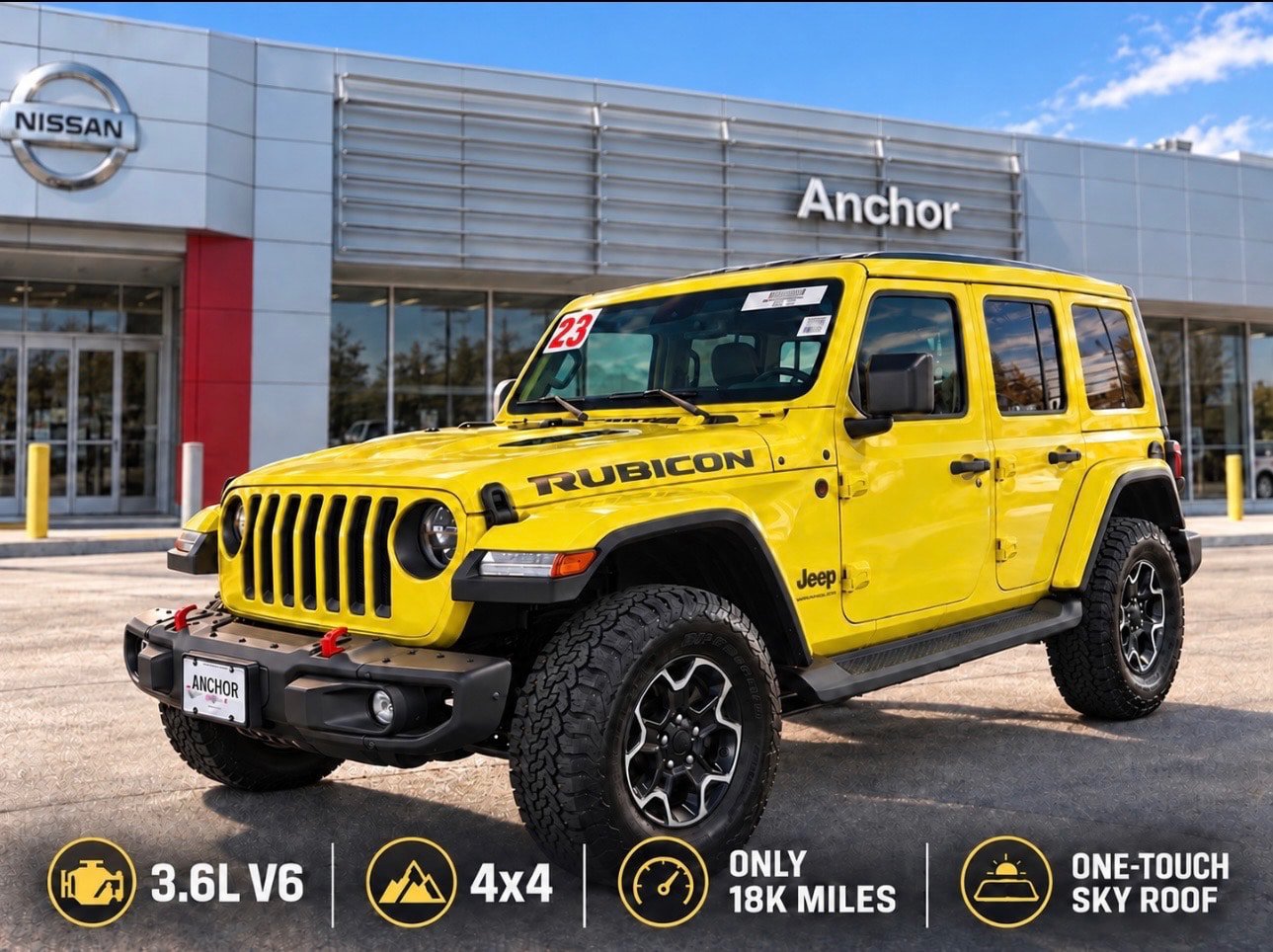 Used 2023 Jeep Wrangler Unlimited Rubicon w/ Steel Bumper Group AWD/4WD image 1