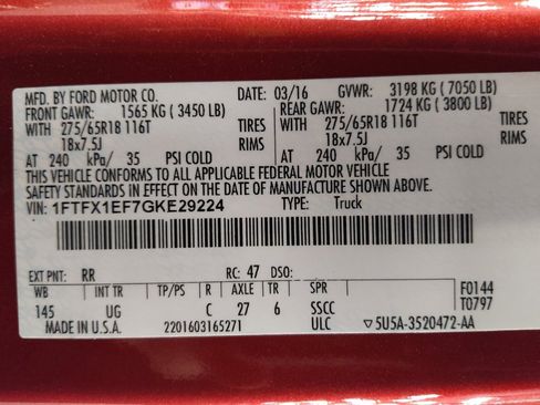 Used 2016 Ford F150 XLT w/ Equipment Group 302A Luxury AWD/4WD image 33