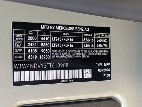 New 2026 Mercedes-Benz Sprinter 2500 image 12
