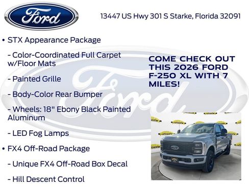 New 2026 Ford F250 XL w/ STX Appearance Package image 15