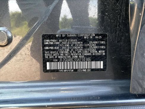Certified 2025 Subaru Crosstrek 2.0i w/ Convenience Package #1 AWD/4WD image 32