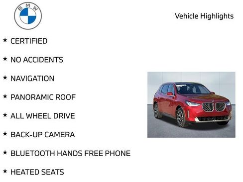 Certified 2025 BMW X3 xDrive30i w/ Premium Package image 10