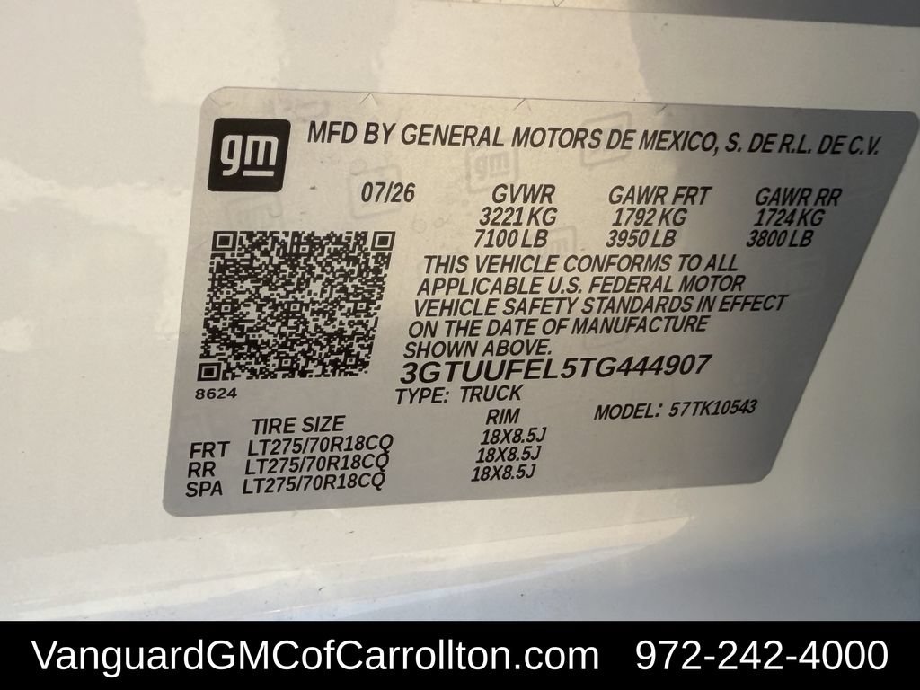 New 2026 GMC Sierra 1500 AT4X AWD/4WD image 25