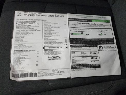 Used 2022 RAM 2500 Big Horn w/ Level C Equiment Group image 56