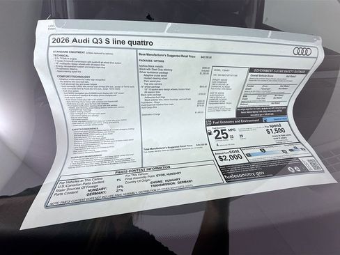 Used 2026 Audi Q3 quattro 2.0T AWD/4WD image 9