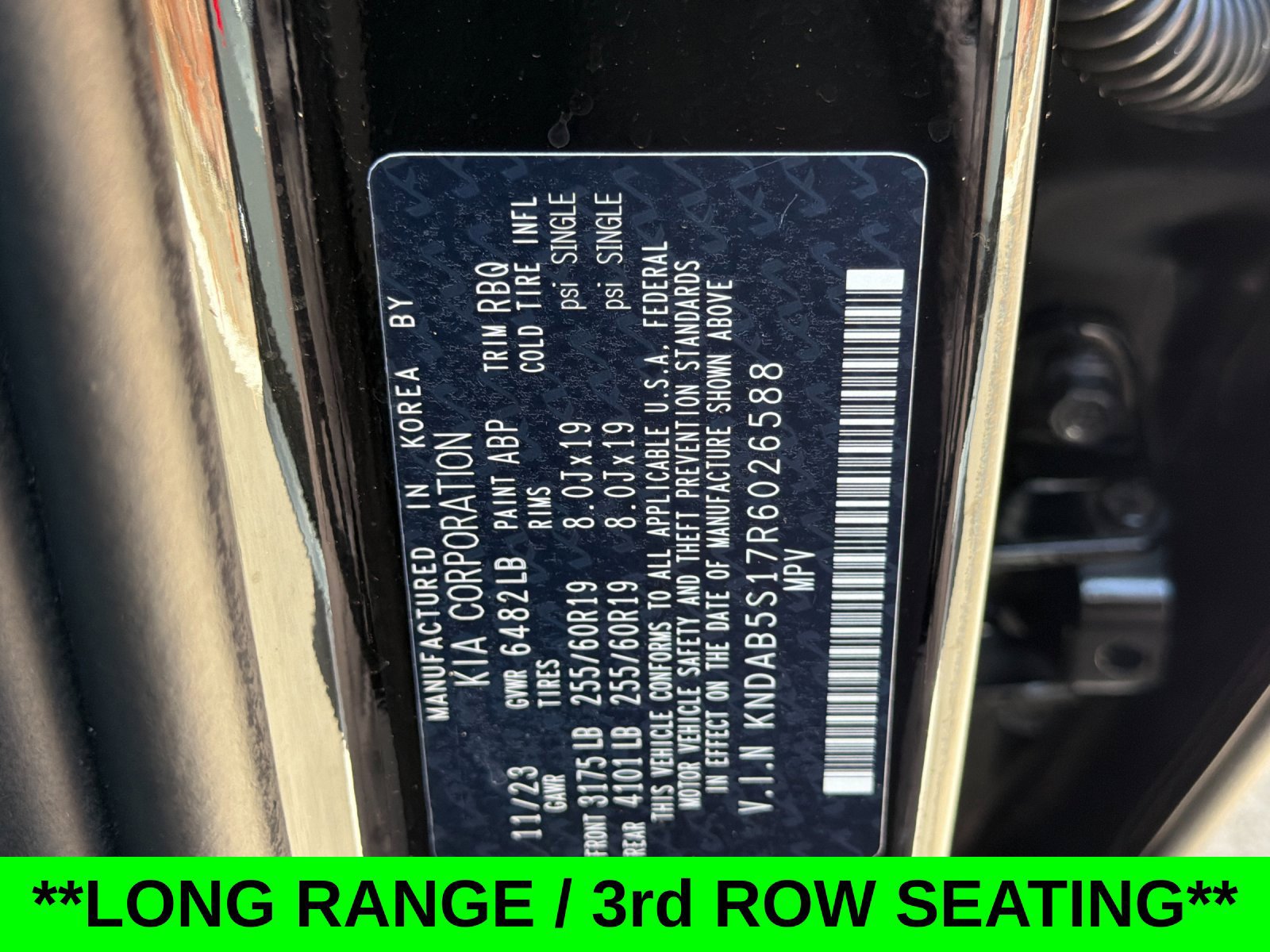 Certified 2024 Kia EV9 Light Long Range RWD image 40