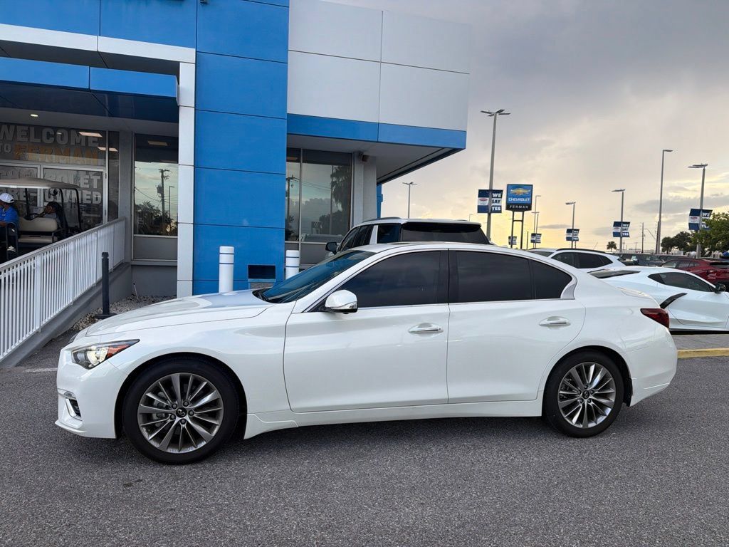 Used 2024 INFINITI Q50 Luxe w/ Cargo Package RWD image 2