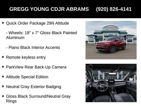 New 2026 Jeep Compass Latitude image 13