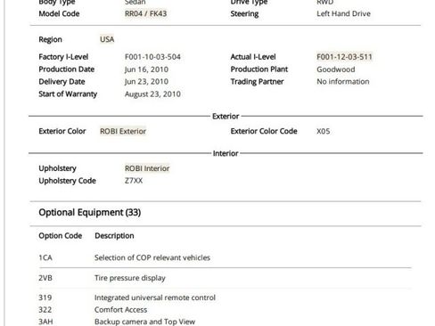 Used 2010 Rolls-Royce Ghost $268K MSRP image 7