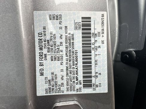 Used 2024 Lincoln Nautilus Reserve w/ Equipment Group 202A image 34