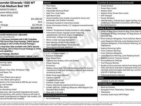 New 2026 Chevrolet Silverado 1500 W/T image 5