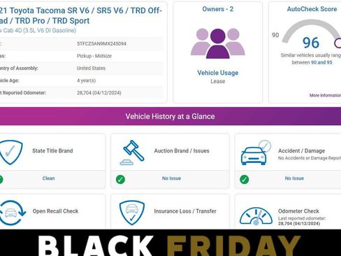 Used 2021 Toyota Tacoma TRD Sport image 2