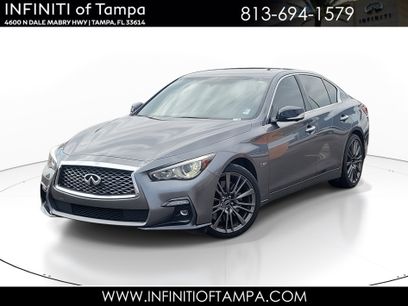 Used 2019 INFINITI Q50 Red Sport 400 w/ All Weather Package (L93)