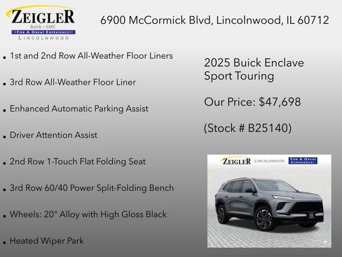 New 2025 Buick Enclave Sport Touring w/ Super Cruise Package FWD image 35