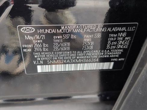 Used 2021 Hyundai Santa Fe SEL w/ Cargo Package image 27