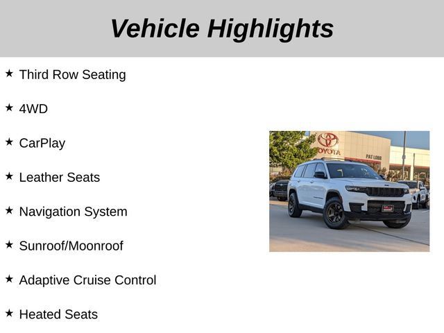 Used 2024 Jeep Grand Cherokee L Altitude AWD/4WD image 5