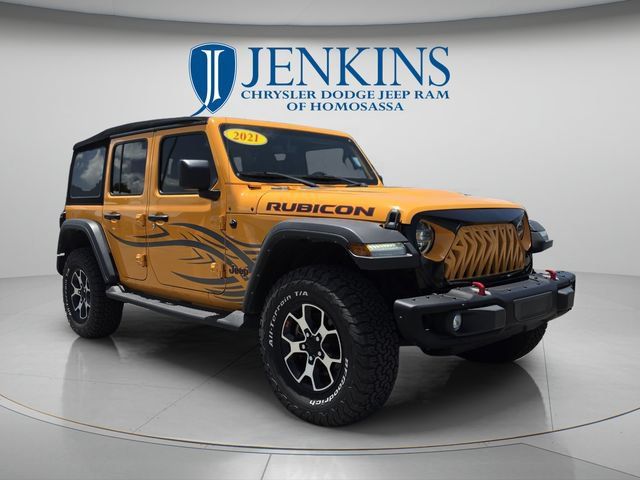 Used 2021 Jeep Wrangler Unlimited Rubicon AWD/4WD image 1