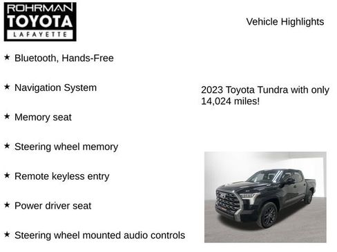 Used 2023 Toyota Tundra Platinum image 8
