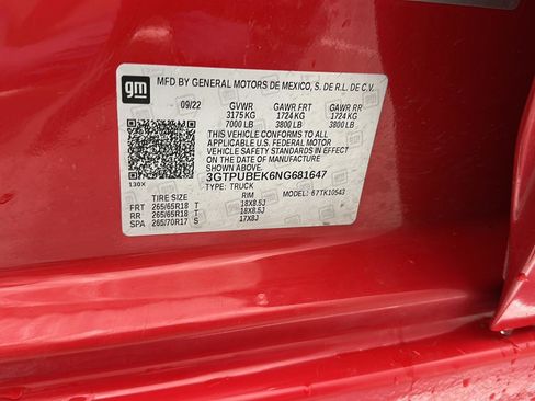 Used 2022 GMC Sierra 1500 SLE image 32