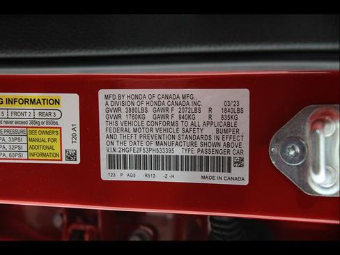 Used 2023 Honda Civic Sport image 22