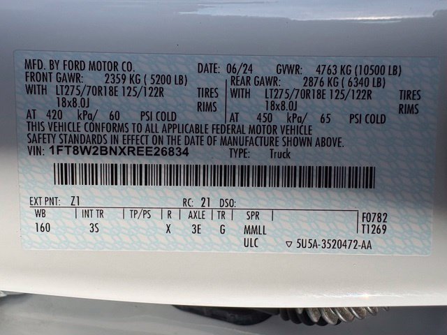 Used 2024 Ford F250 XLT w/ XLT Premium Package AWD/4WD image 30