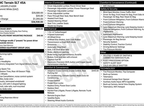 Used 2023 GMC Terrain SLT w/ Tech Package AWD/4WD image 38