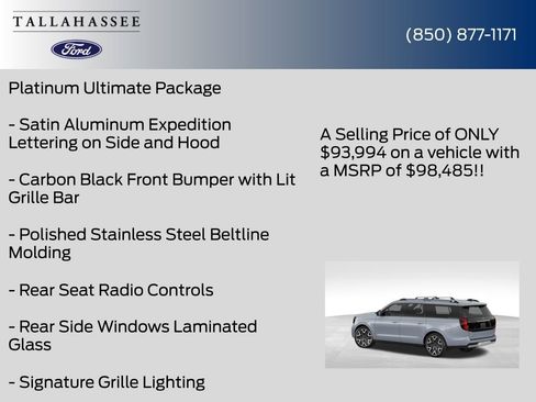 New 2026 Ford Expedition Max Platinum w/ Platinum Ultimate Package image 11
