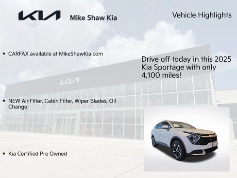 Certified 2025 Kia Sportage EX AWD/4WD image 9