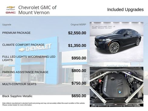 Used 2024 BMW X6 xDrive40i w/ Premium Package image 6