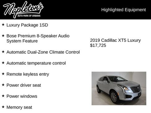 Used 2019 Cadillac XT5 Luxury AWD/4WD image 15