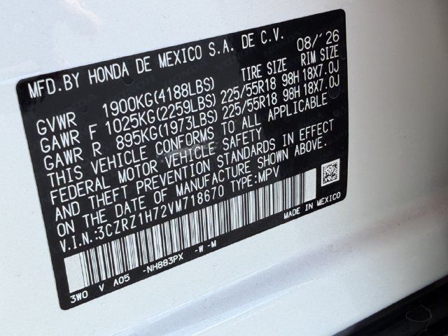 New 2027 Honda HR-V EX-L image 36