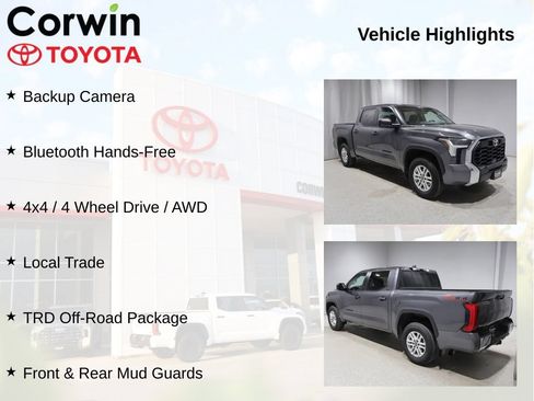 Used 2024 Toyota Tundra SR5 w/ TRD Off-Road Package AWD/4WD image 11