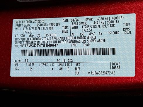 New 2026 Ford F350 XLT w/ XLT Premium Package AWD/4WD image 18