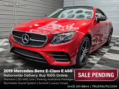 Used 2019 Mercedes-Benz E 450 4MATIC Coupe