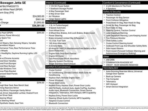 Used 2023 Volkswagen Jetta SE FWD image 5