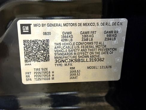 Used 2020 Chevrolet Trax LS w/ Tint and Cruise Package image 38