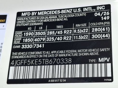 New 2026 Mercedes-Benz GLS 450 4MATIC image 19
