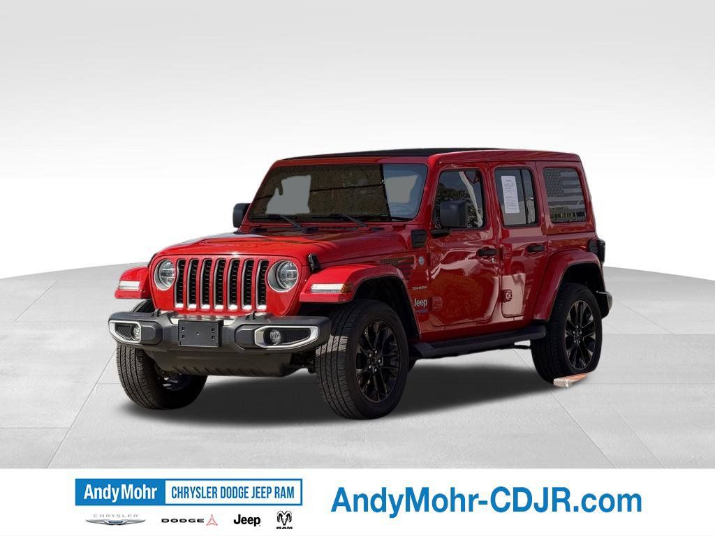 Used 2021 Jeep Wrangler Unlimited Sahara w/ Cold Weather Group AWD/4WD image 4