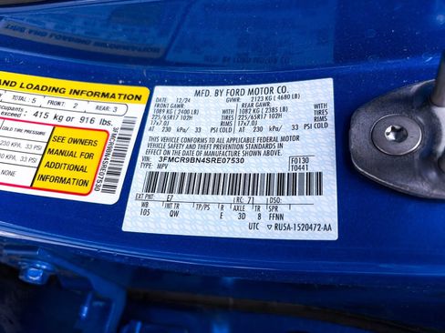 Used 2025 Ford Bronco Sport Big Bend w/ Convenience Package AWD/4WD image 39