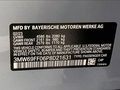 Certified 2023 BMW 330i Sedan w/ M Sport Package image 10